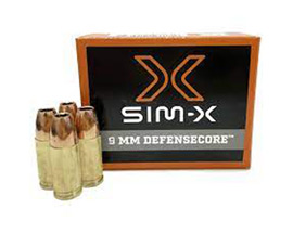 Sim-X® 9mm 45gr Defensecore