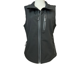 Smith & Edwards® Women's Softshell Vest - Black