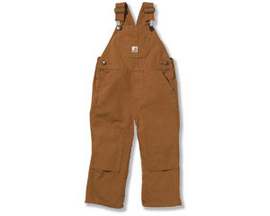 Carhartt® Infant Toddler Boys' Washed Canvas Bib Overalls (3m-4T)