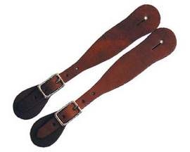 Oiled Leather Spur Straps - 1 Pair