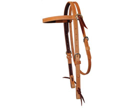 3/4" Russet Concho Headstall