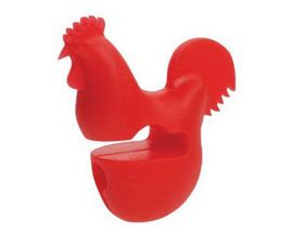 Fox Run® Silicone Rooster Spoon Holder