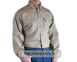 Wrangler® Men's Riggs Workwear Flame Resistant Work Shirt