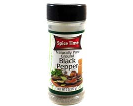 Spice Time® Ground Black Pepper - 2 oz.