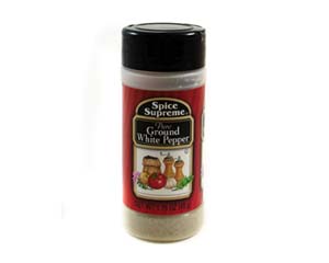Spice Supreme® Ground White Pepper - 1.75 oz.