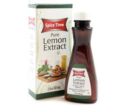 Spice Time® Pure Lemon Extract - 2 oz.
