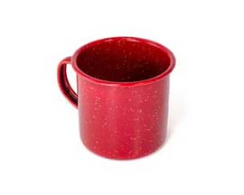 GSI Outdoors Enamelware Cups - Red