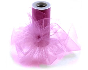 Fuchsia Tulle - 6" x 25 yards