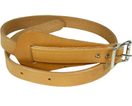 1" Leather Horse Bell Strap