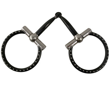 Ballhinge D-Ring Black with Dots