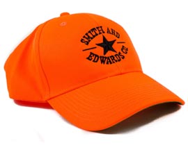 Smith & Edwards Logo Blaze Orange Hunter's Cap