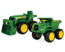 Tomy® John Deere® 6 in. Sandbox Dump Truck and Tractor Set