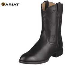 Ariat® Men's Heritage Roper Western Boot - Black
