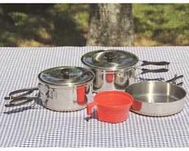 Backpackers Stainless Cook Set