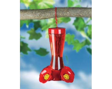 Perky-Pet® 8 oz. Pinch Waist Plastic Hummingbird Feeder - Clear