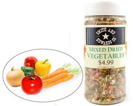 Smith & Edwards Mixed Dried Vegetables - 5 oz