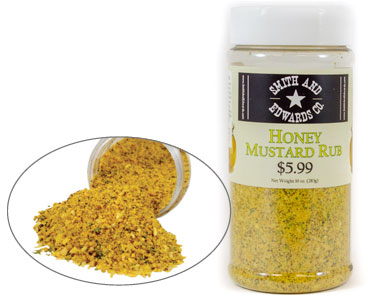 Smith & Edwards Honey Mustard Rub - 10 oz