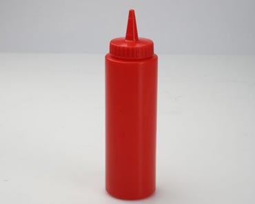Libertyware® 8 oz. Plastic Squeeze Bottle - Red