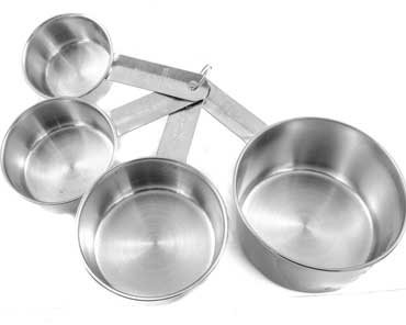 Libertyware Stainless Steel Measuring Cup Set