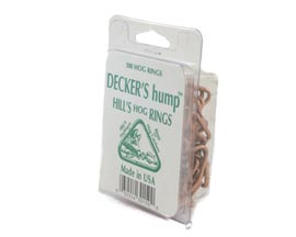 Decker Manufacturing® Decker's Hump™ Hill's 100-count Hog Rings