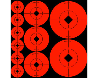 Birchwood Casey® Target Spots - 1", 2", 3" Red Targets