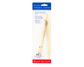 HIC Kitchen® 6.5 in. Bamboo Toast Tongs