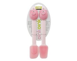 Joie® Oink Oink Mini Silicone Spatulas - Set of 2