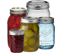 Mason Jars and Bottles
