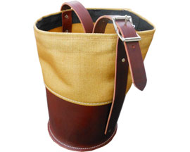 Smith & Edwards Leather & Nylon Feed Bag