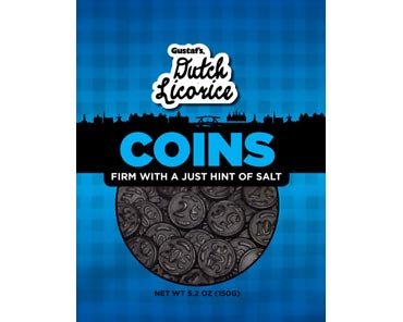 Gustaf's Dutch Licorice Coins - 5.2 ounces
