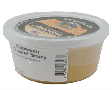 Cox 6oz Cinnamon Creamed Utah Honey Tub