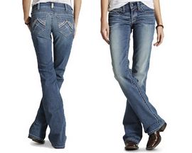 Ariat® Women's Real Riding Jean Whipstitch - Rainstorm