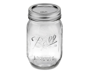 Ball® Pint Regular Mouth Mason Jars - Box of 12