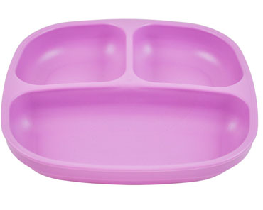 Re-Play® 7 in. Recycled Plastic Divided Plate - Purple