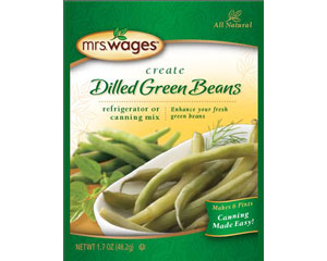 Mrs. Wages® Mix Dilled Green Beans 1.7oz