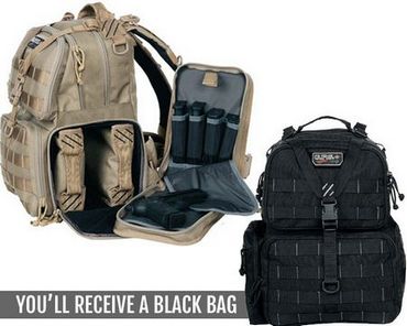 G.P.S. Black Tactical Range Backpack