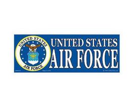 Eagle Emblems 3-1/4" x 9" U.S. Air Force Horizontal Sticker