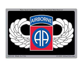 Eagle Emblems 3" x 4" U.S. Army Airborne Sticker