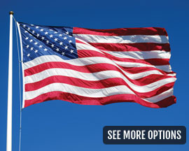 Flag Zone Polyester U.S.A. Flag - Choose your Size