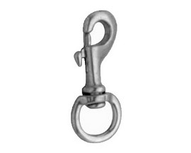 Partrade Nickel Plated Round-End Swivel Bolt Snap #225 - Pick Your Size