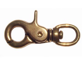 Weaver Leather Solid Brass Round Scissor Snap - 1/2"