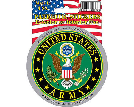 Eagle Emblems 3-1/4" U.S. Army Symbol Sticker