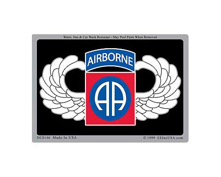 Eagle Emblems 3" x 4" U.S. Army Airborne Sticker