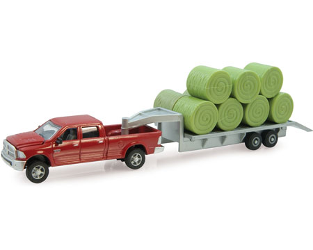 Tomy® Dodge® Ram Replica with Trailer and Bales