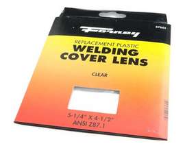 Forney® Clear Plastic Welding Lens - 4.5" x 5.25"