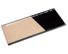 Forney® Gold Coated #10 Replacement Welding Lens - 2" x 4.25"
