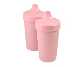 Re-Play® 10 oz. Recycled Plastic No-Spill Sippy Cup - Blush Pink