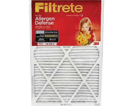 Filtrete Micro Allergen Defense Air Filter - 14in x 25in x 1in
