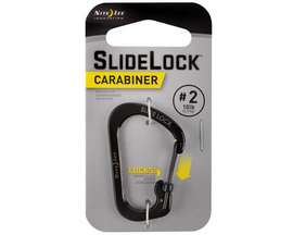 Nite Ize® #2 Slidelock Stainless Steel Carabiner with Black Finish