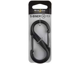 Nite Ize® #4 S-Biner Plastic Double Gated Carabiner - Black